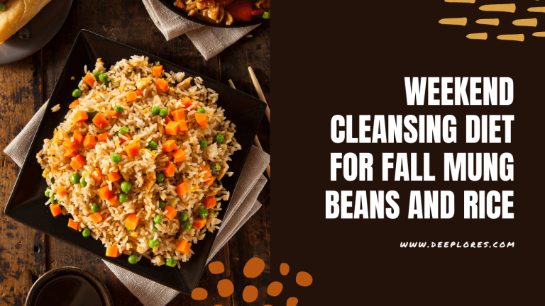 Weekend Cleansing Diet for Fall Mung Beans and Rice